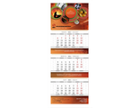 Календарь квартальный со стандартными мелованными сетками (стоимость за шт. при тираже 100шт.)