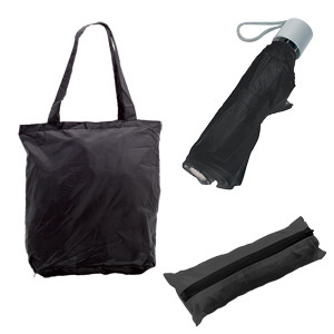 Зонт складной в чехле и сумке, полуавтомат